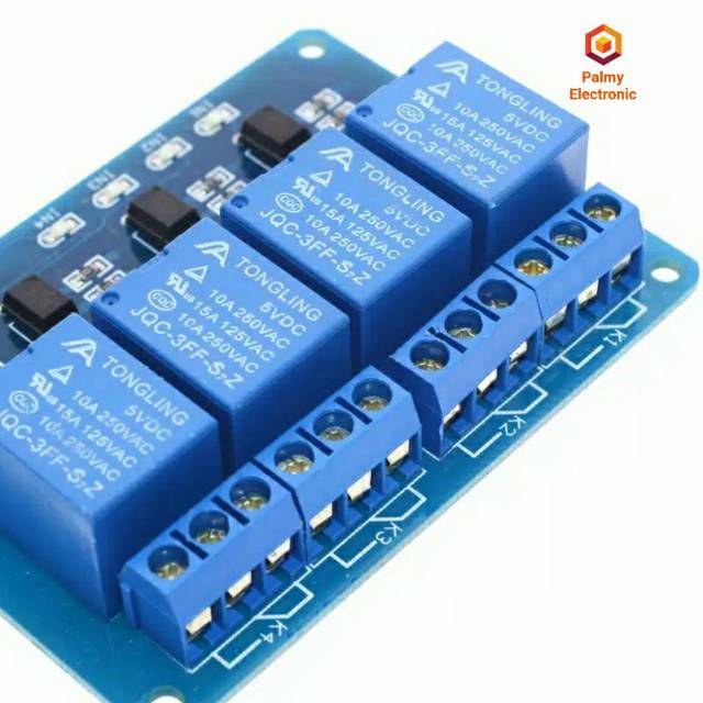 Modul Relay 4 Channel 5V Optocoupler