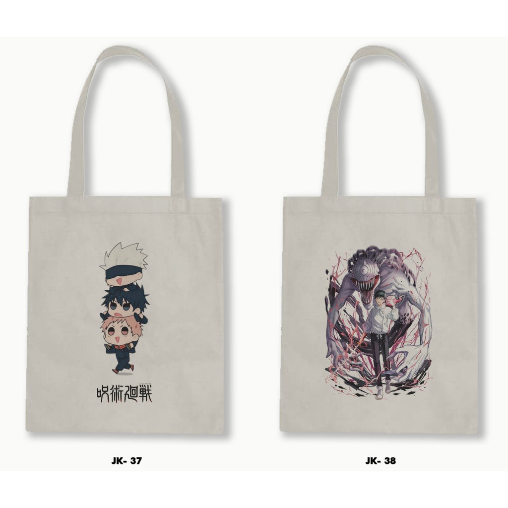 TOTE BAG BLACU - JUJUTSU KAISEN /ANIME/MANGA 03