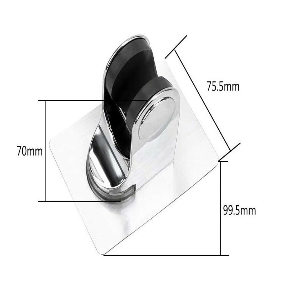 【COD Tangding】New Adjustable Bathroom Wall Mounted Shower Head Handset Holder Bracket Suction