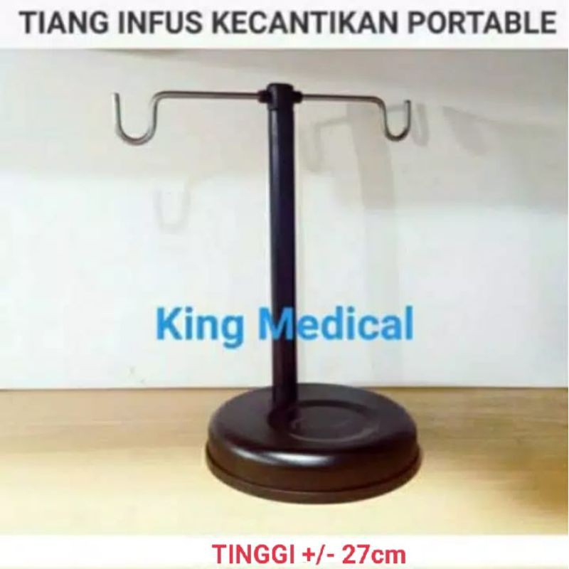 Tiang Infus Kecantikan Portable/Tiang Infus Meja/Tiang Infus Mini