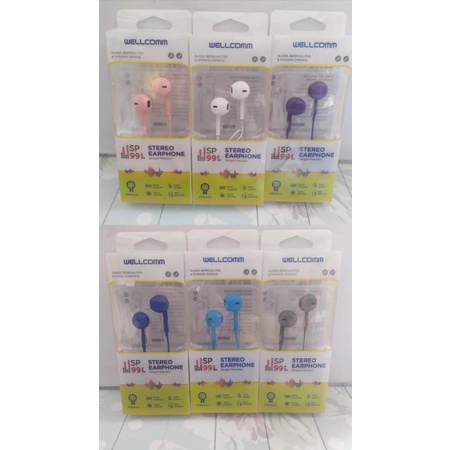 WELLCOMM EARPHONE/HEADSET SP-99 EKSTRA BASS