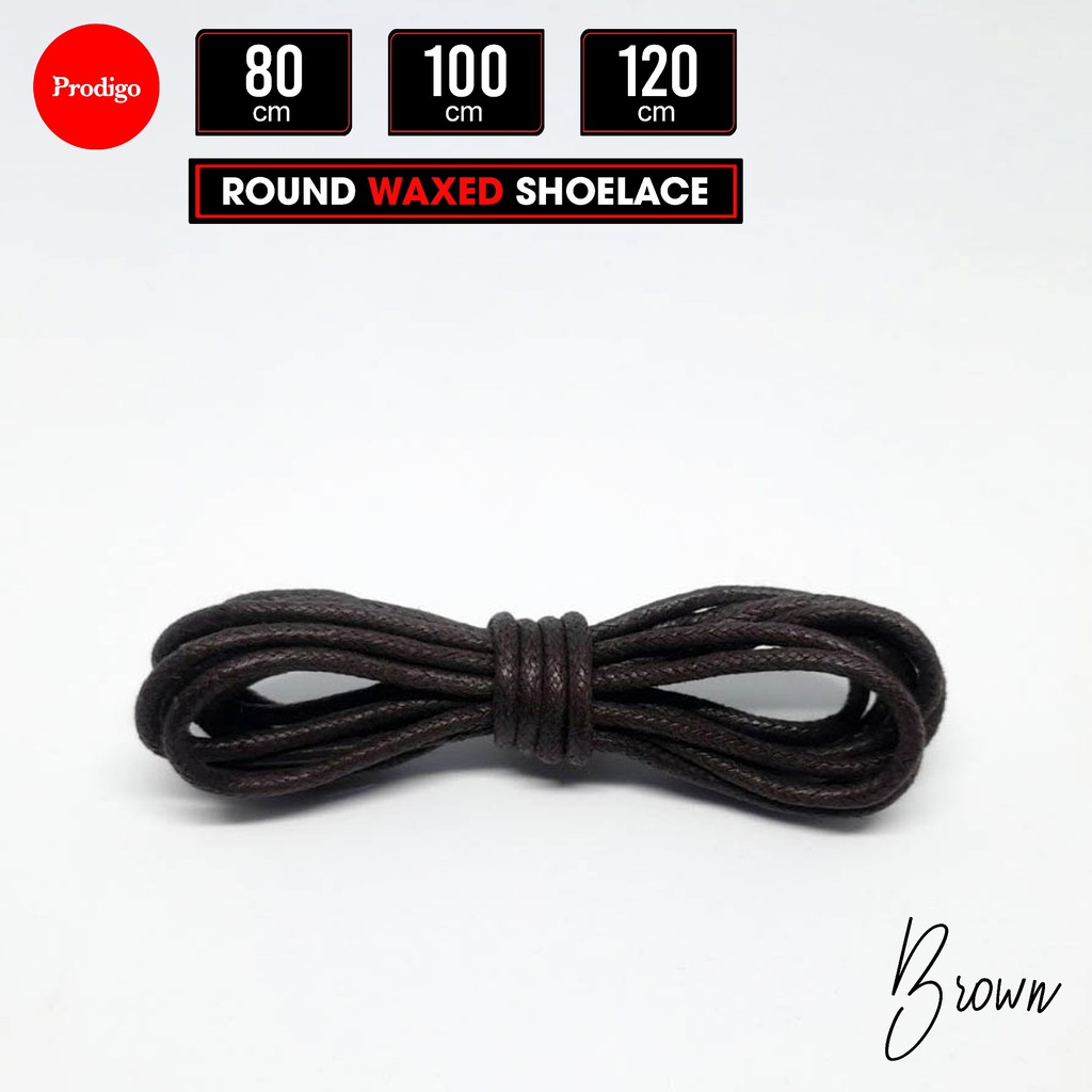 Prodigo * Tali Sepatu Lilin | Waxed shoelaces | Tali Gepeng Pipih Flat hitam putih | Tali lilin bulat Round Hitam coklat  | Flat Shoelace waxed  | Tali hoodie | PREMIUM SHOELACES