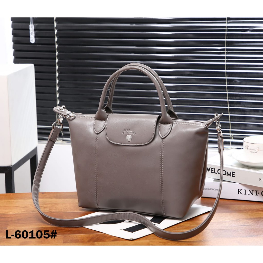 LC Le Pliage Cuir M L-60105 VAL TAS SELEMPANG TAS IMPORT TAS KULIT SLINGBAG WANITA