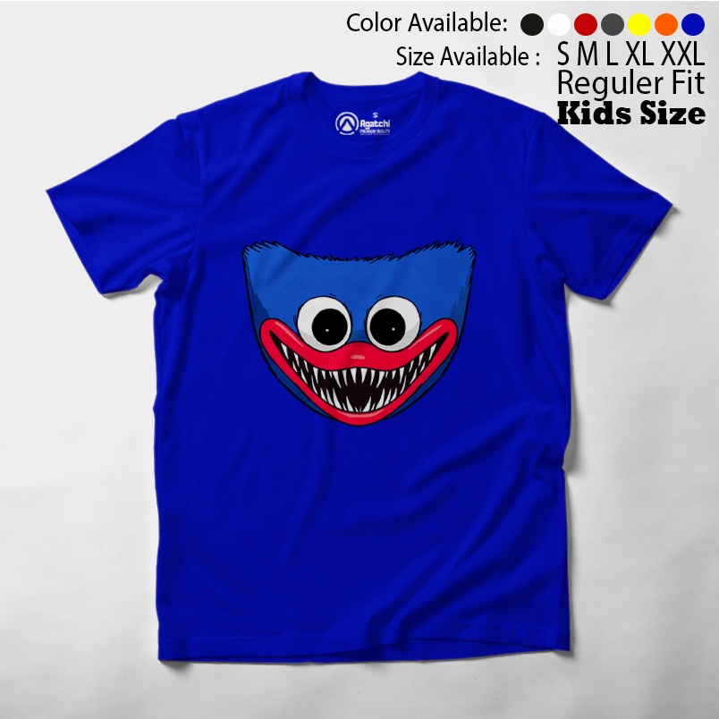 Baju Kaos Atasan Anak Huggy Wuggy Play Time