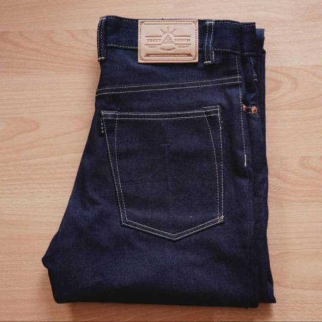 deep indigo denim