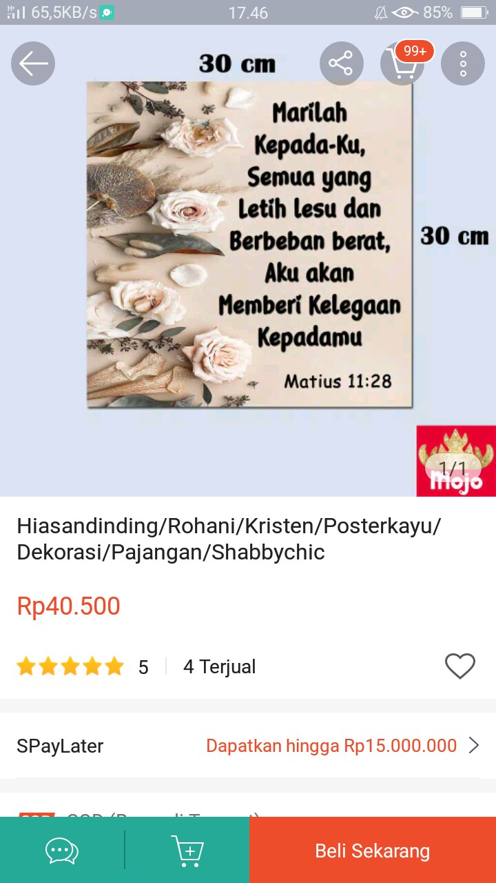 Hiasandinding/rohani/kristen/posterkayu/dekorasi/pajangan/shabbychic