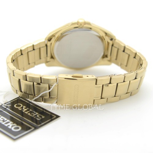 Seiko Mens SGEG64P1 Quartz Classic Gold Tone | Jam Pria SGEG64