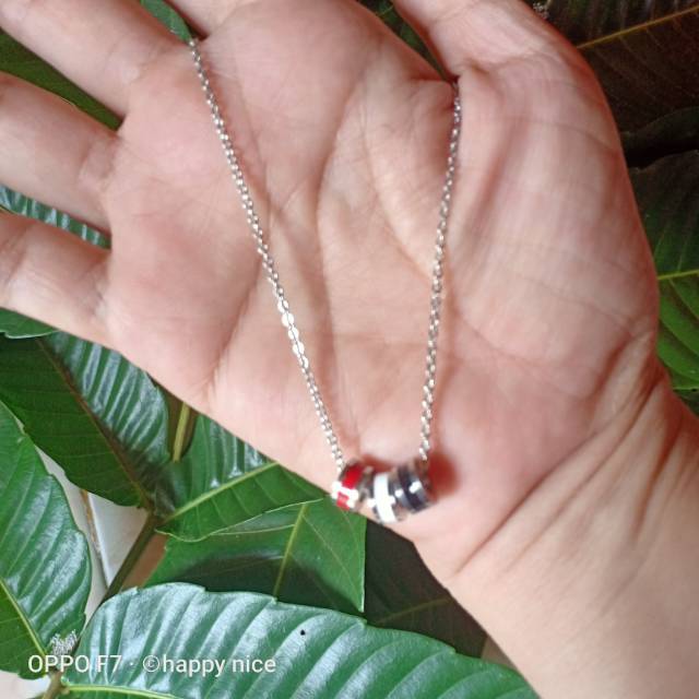 kalung wanita kalung titanium perhiasan wanita  aksesoris kalung aksesoris wanita