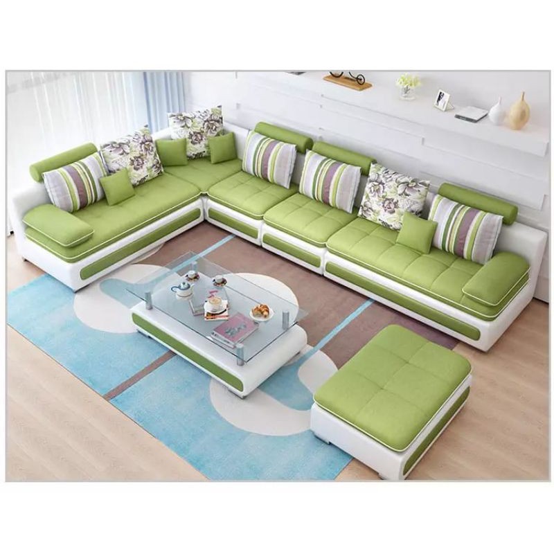 sofa minimalis Letter-U keluarga