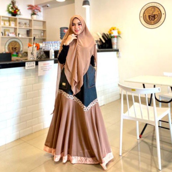 Sunny Dress SET khimar by Viendra