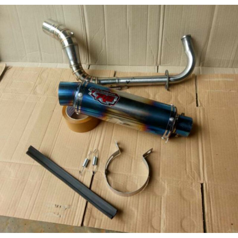 KNALPOT R9 MUGELLO PNP ALL MATIC, BEAT, MIO SPORTY, MIO M3, VARIO, AEROX, dll