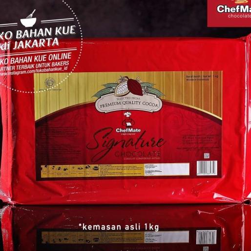 

Chefmate Signature 1Kg Dark Chocolate Compound Coklat Baking Bahan Kue