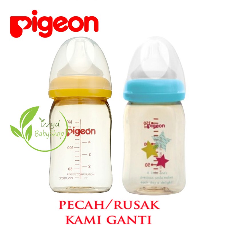 PIGEON Botol Susu t-ester wideneck 200ml atau 300ml / PPSU 160Ml dan 240 ml