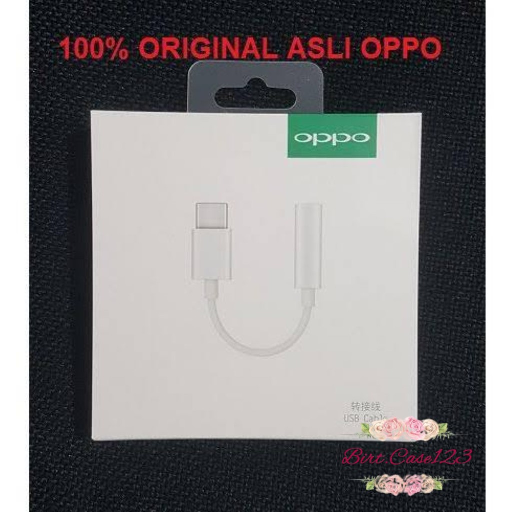 OPPO tipe c To 3.5mm adapter converter audio Jack 3.5mm adapter Headset tipe c original BC2127