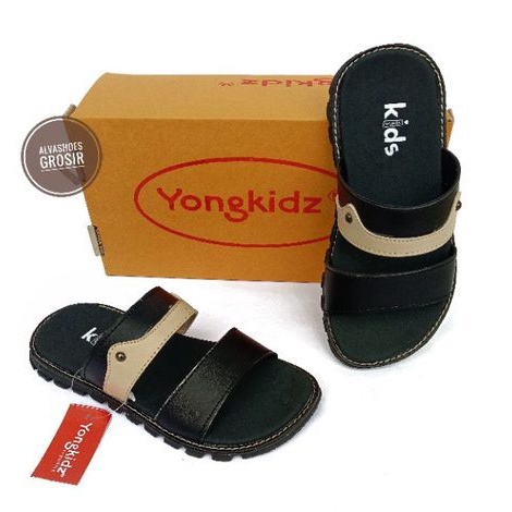 Sandal anak laki laki model slop 01 usia 4 5 6 7 8 9 10 11 12