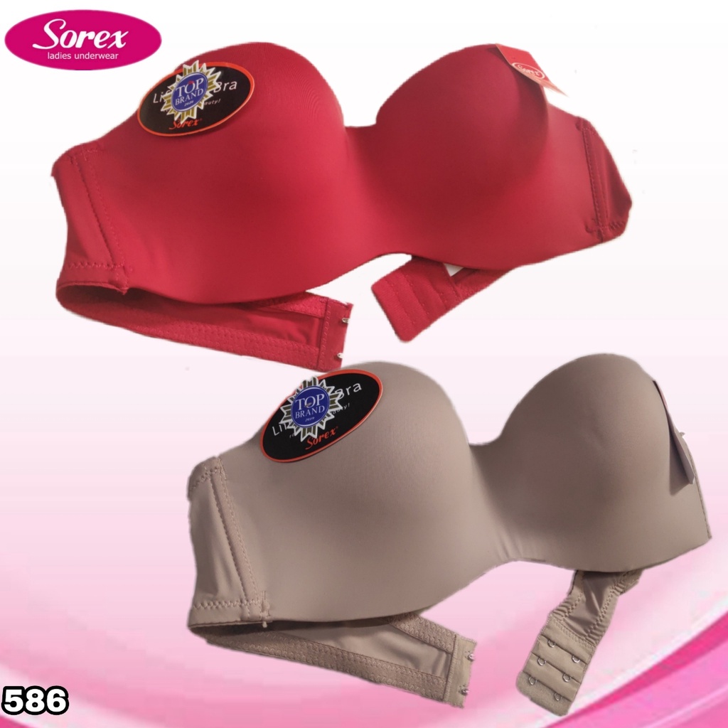 K586 - BRA WANITA SOREX SEAMLESS TANPA JAHITAN BUSA TIPIS ADA KAWAT SIZE 34 - 40