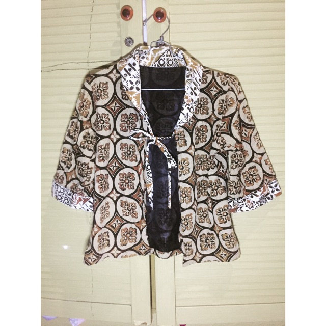 Preloved Batik  Blazer  Wanita Shopee  Indonesia