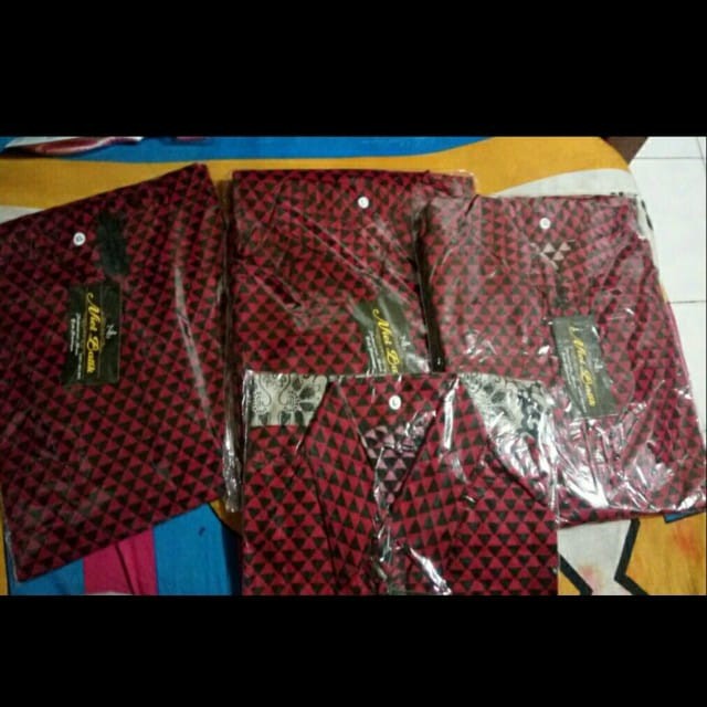 Couple Batik Keluarga || Setelan Couple Batik Ayah Ibu Anak Cewek Cowok || Couple Batik Family Gamis