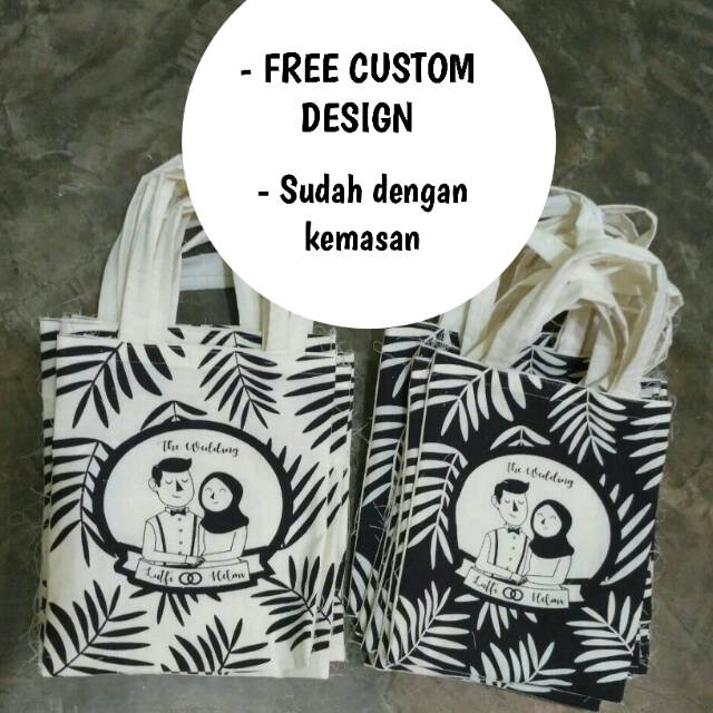 SOUVENIR PERNIKAHAN | TOTEBAG | SOUVENIR BLACU | SOUVENIR MURAH