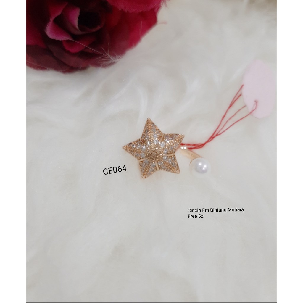 Cincin Emas Berputar Xuping Mt Bintang CE064