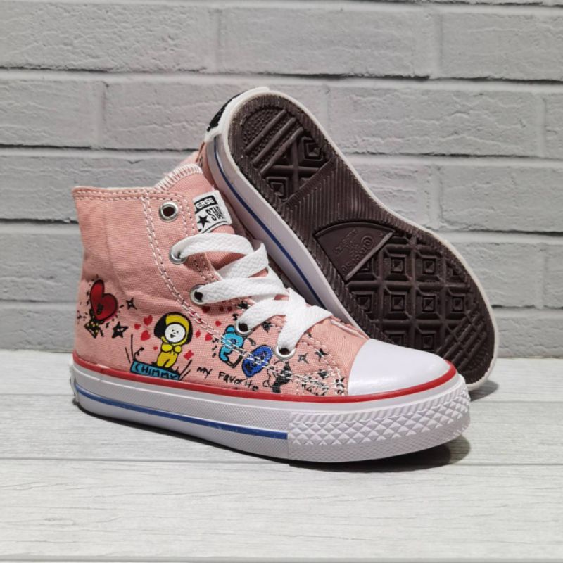 SEPATU ANAK KIDS CONVERSE ALL-STAR KARAKTER MOTIF HIGH 21-35