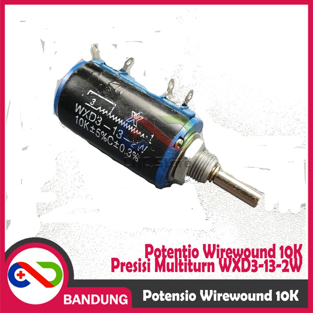 POTENSIOMETER POTENSIO WIREWOUND 10K PRESISI MULTITURN WXD3-13-2W 2W