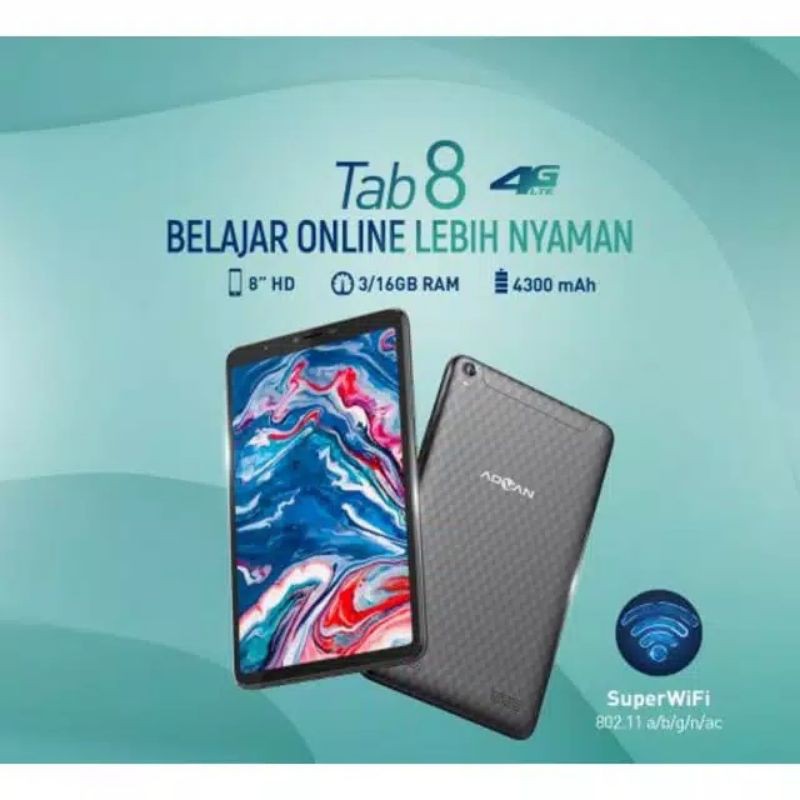 Advan Tab Belajar 8&quot; 3/16GB