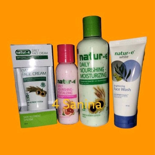 Natur e body lotion  / natur e daily face cream / natur e face wash