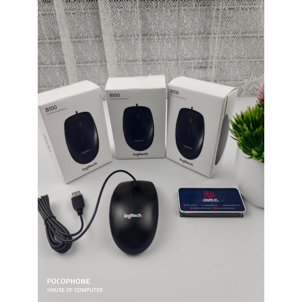 Mouse logitech B-100 original b100