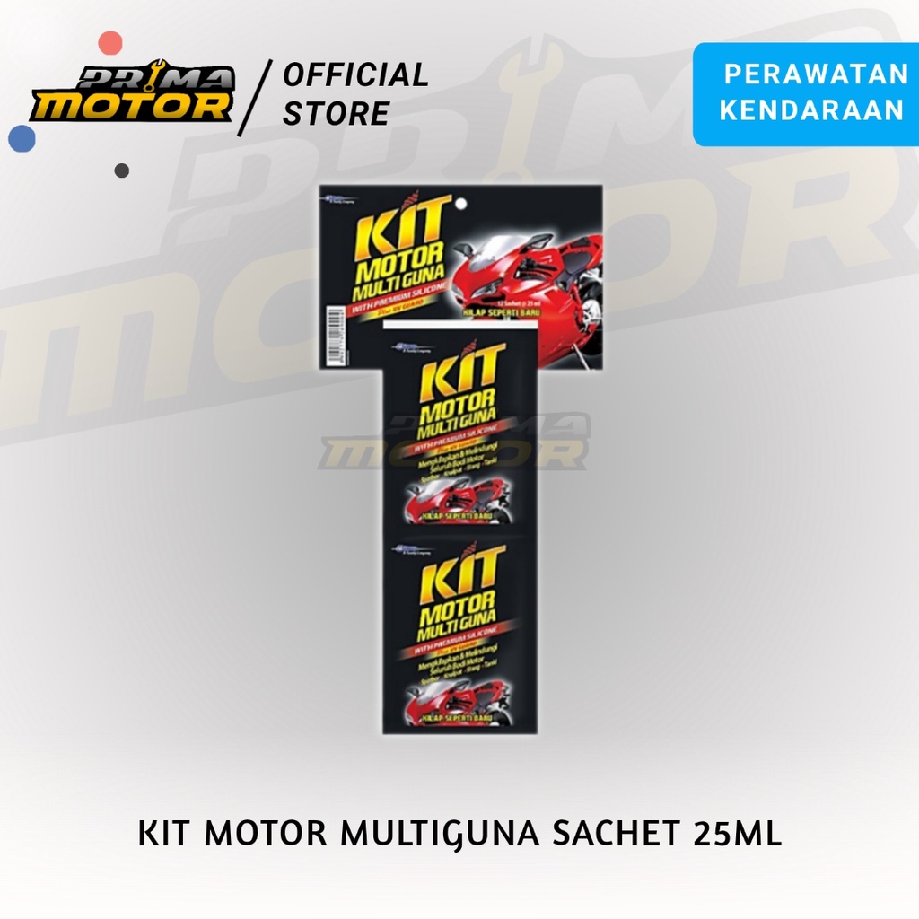 Kit Motor Multiguna Pengkilap Poles Cair Sachet 25ml