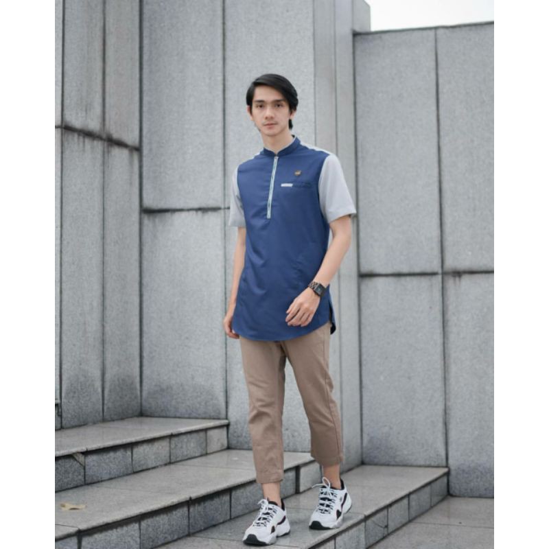 koko kurta dewasa resleting depan