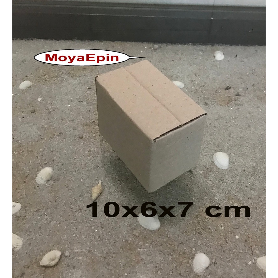 

kardus/karton/box Uk.10x6x7 cm singelwall polos