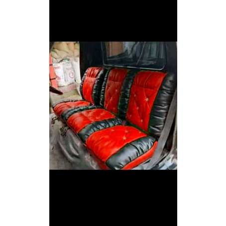 sarung jok mobil pick up L300 cover jok mobil pickup L300 model sofa kancing