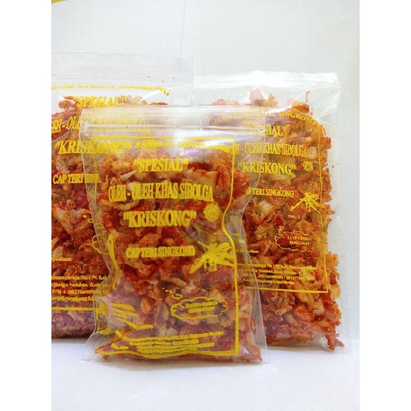 

Keripik singkong sambal spesial khas kota sibolga