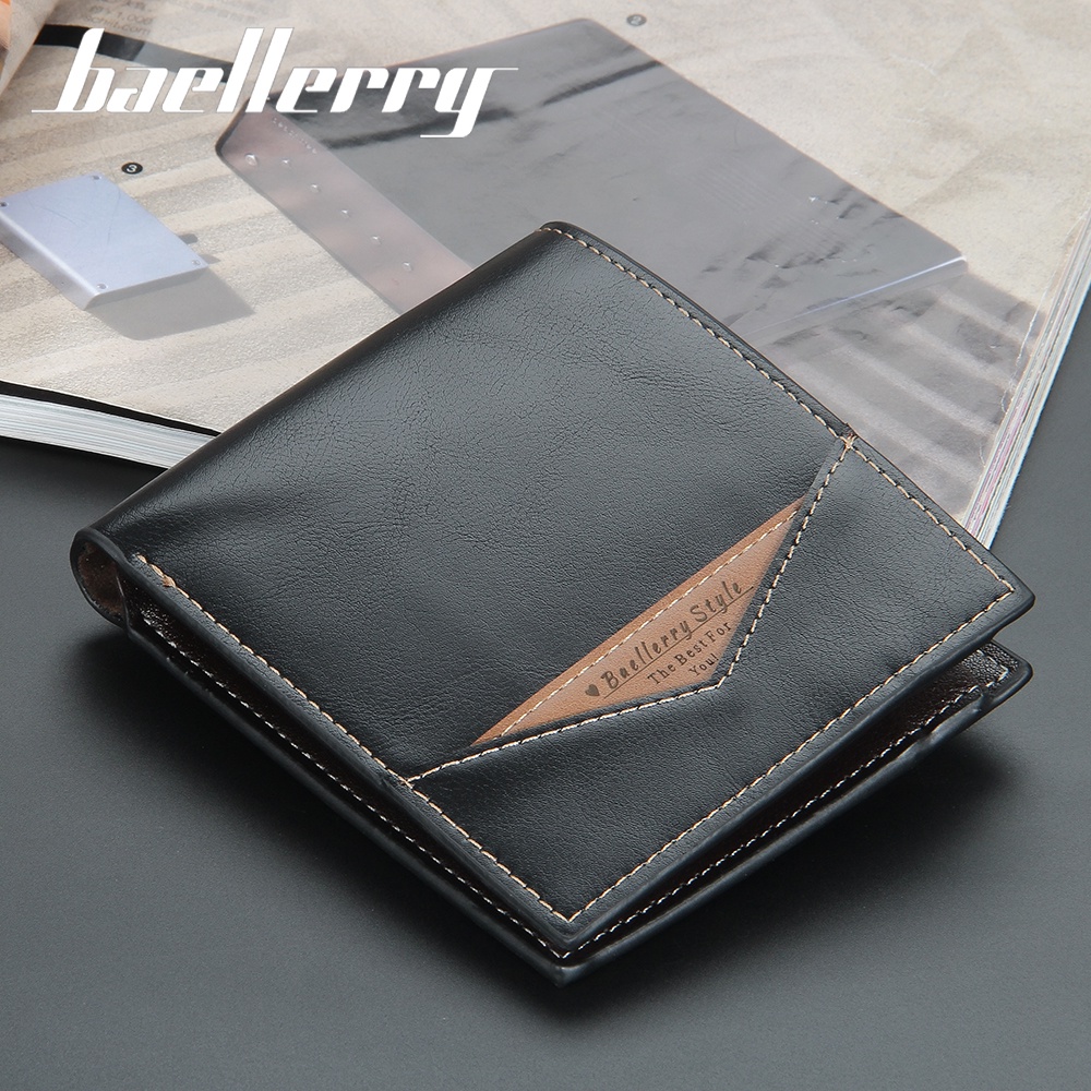 BAELLERRY DR072 Dompet Pria Bahan Kulit PU Leather Premium WATCHKITE WKOS