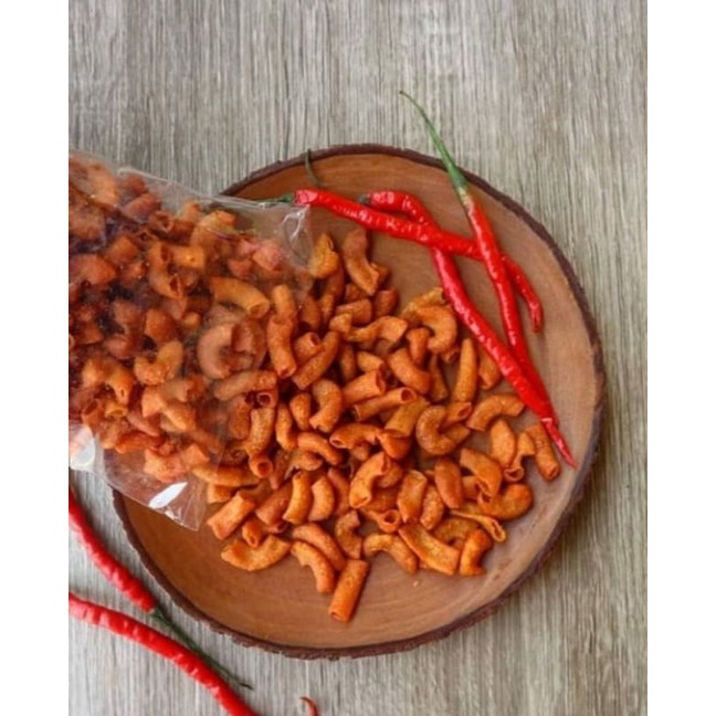 

MAKARONI SPESIAL 250Gram - Cemilan Pedas Asin MURAH 100% HALAL