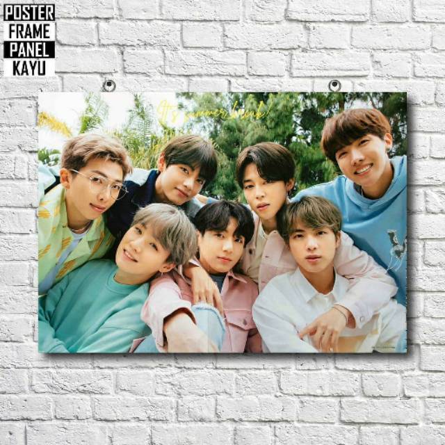 Jual Poster Panel Kayu Bts Termurah A Indonesia Shopee Indonesia