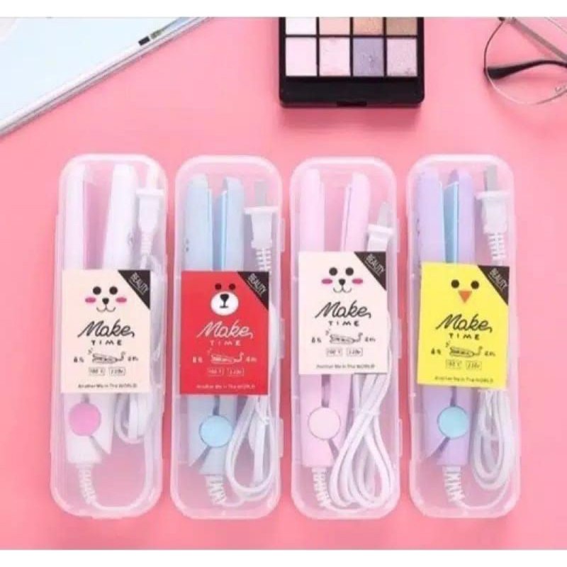 Catok mini lucu Catok imut /Alat Catok Mini Karakter 2 in 1/ Catok Curly Karakter