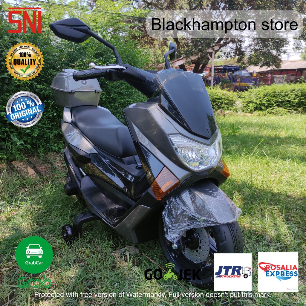 Mainan Anak Motor Aki YAMAHA NMAX ABU ABU MURAH
