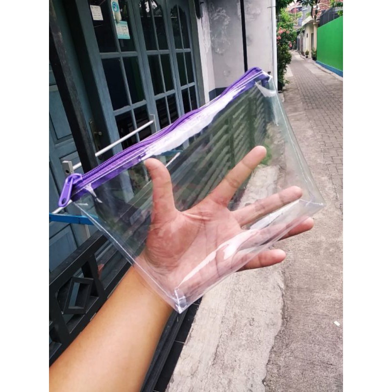 Pouch Mika, Pouch Transparan, Pouch Kosmetik