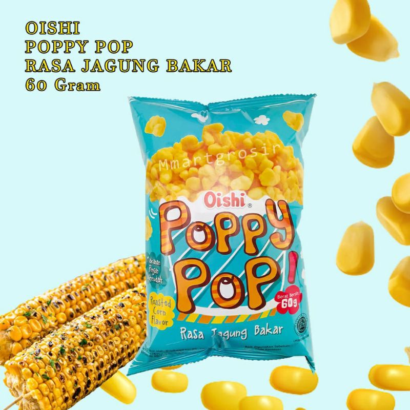 oishi poppy pop rasa jagung bakar 70gr
