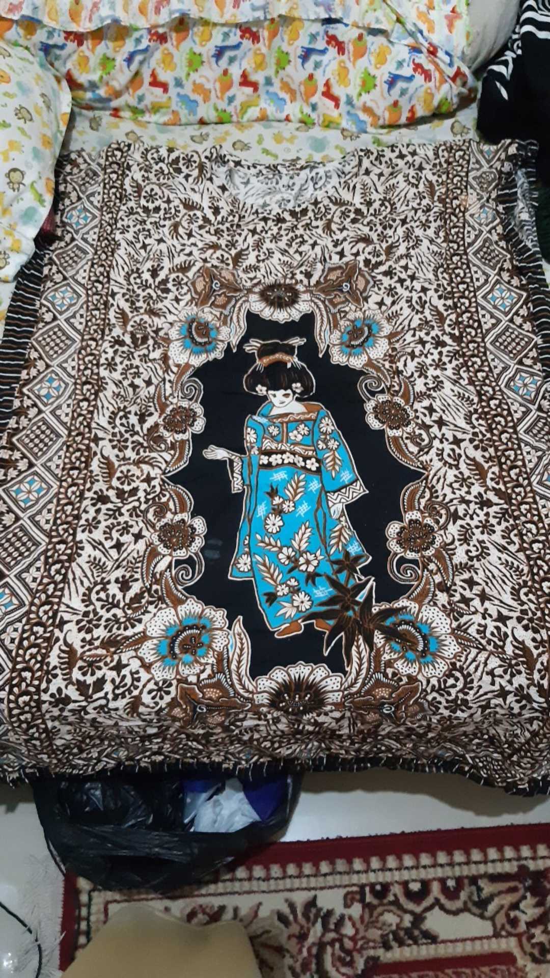Daster Batik Solo Kelelawar Motif Oshin Ld.-+132cm Pj.-+115cm