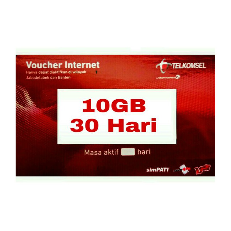 Voucher Kuota internet Simpati 10GB