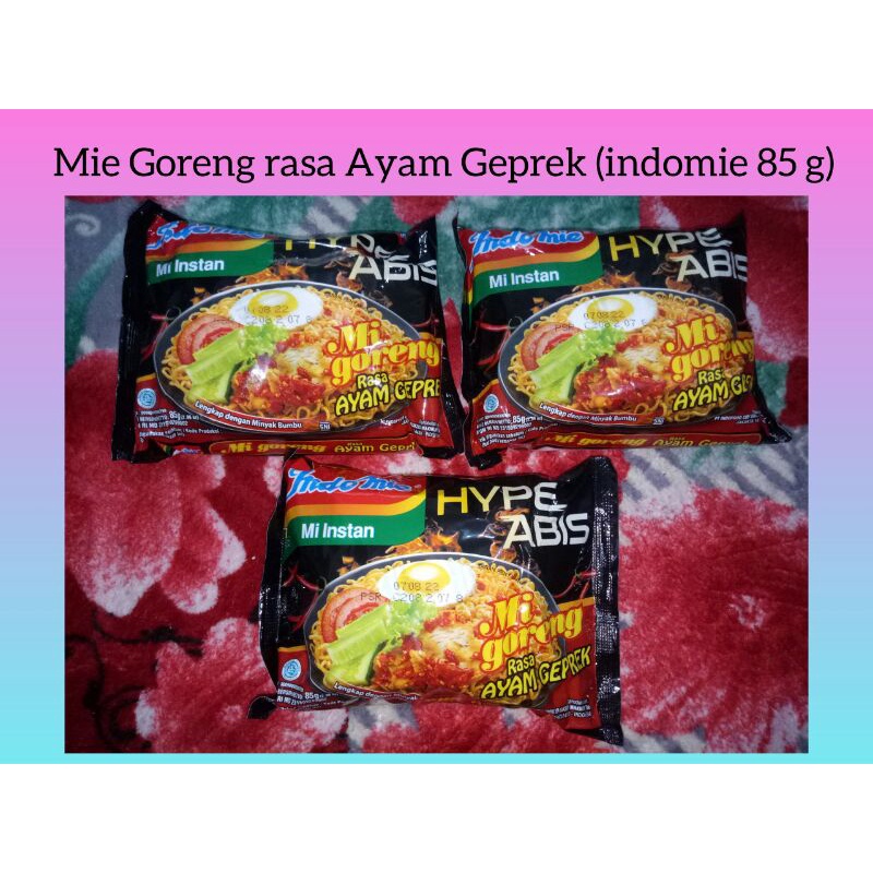 

mie goreng rasa ayam geprek 85 g