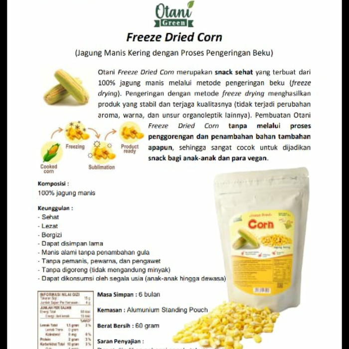 Cemilan Sehat Jagung Manis (OTANI)