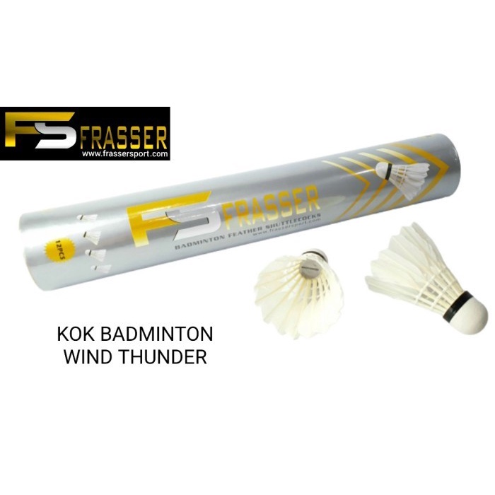 Frasser Shuttlecock Badminton Kok Bulutangkis Windthunder Imports