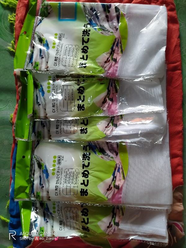 Laundry Bag 30x40 Zipper Keranjang Cucian Bra Celana Dalam Mesin Cuci