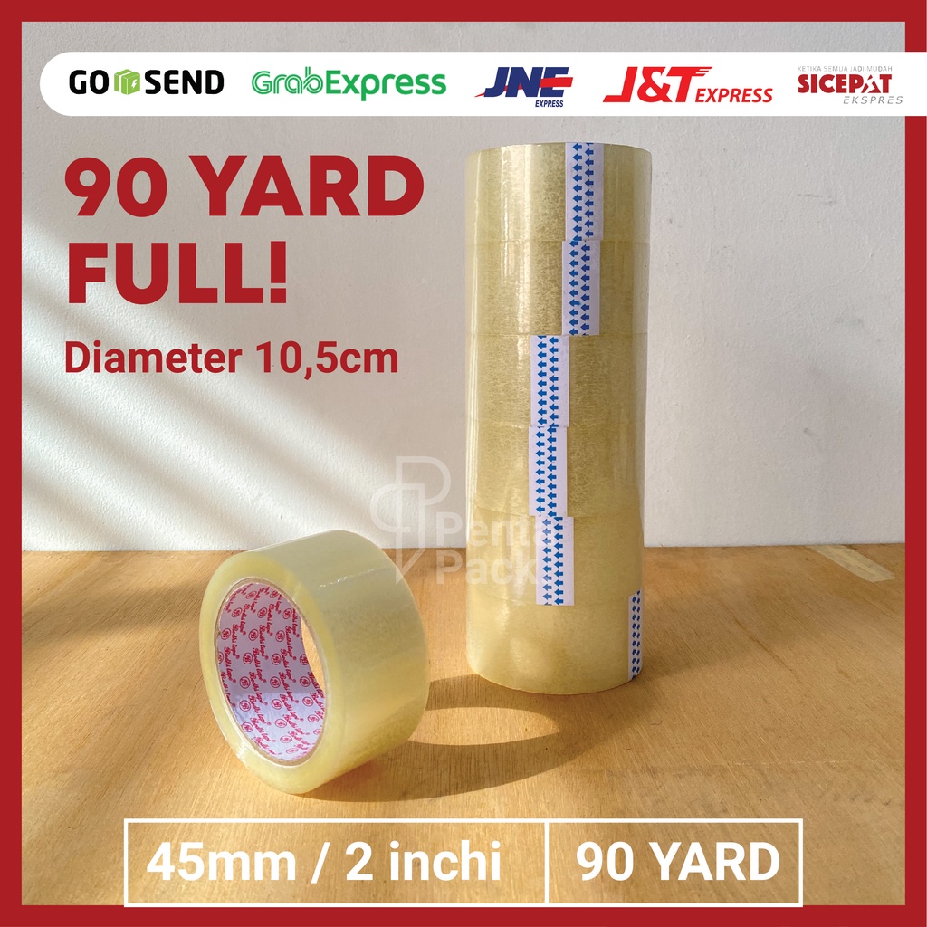 

Lakban Selotip Isolasi - BENING (45 mm / 2 inchi X 90 yard FULL) BODHI
