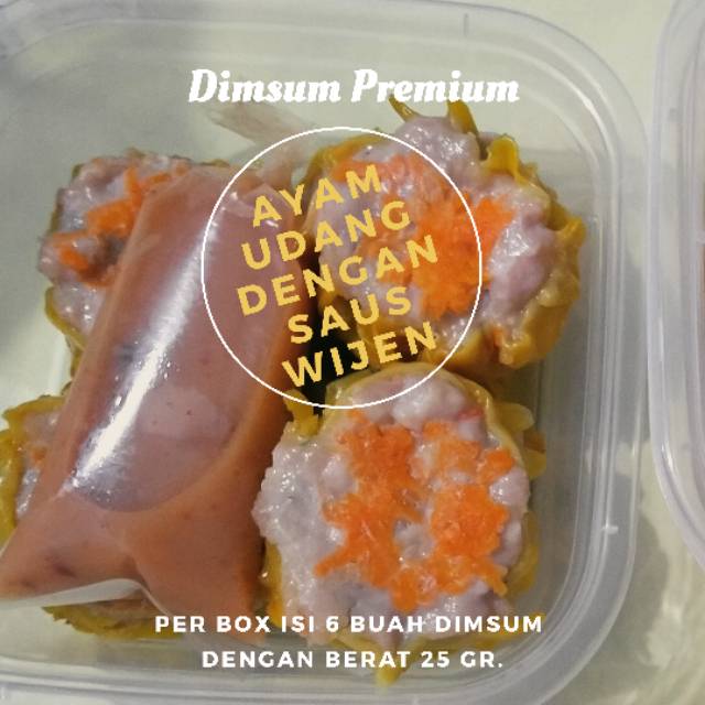 

Dimsum Ayam Udang Saus Wijen
