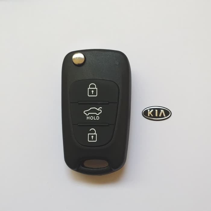 BARANGASLI!! CASING COVER KUNCI LIPAT FLIP KEY KIA RIO SOUL SPORTAGE 3 TOMBOL GDGBRG